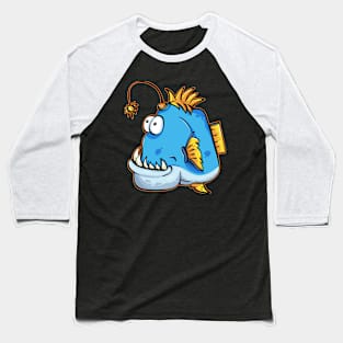 Dumb monster fish fish color Baseball T-Shirt